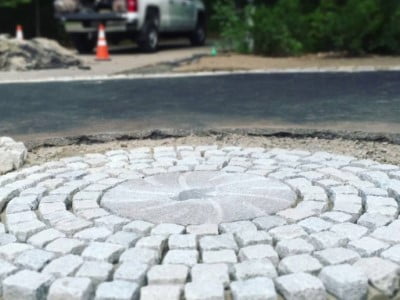 Falmouth Paving Contractors Laying Cobblestones in Falmouth 